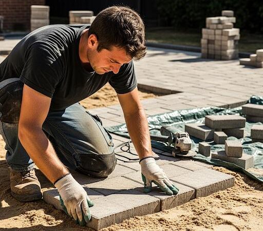 Pose de pavés : techniques pour une allée durable