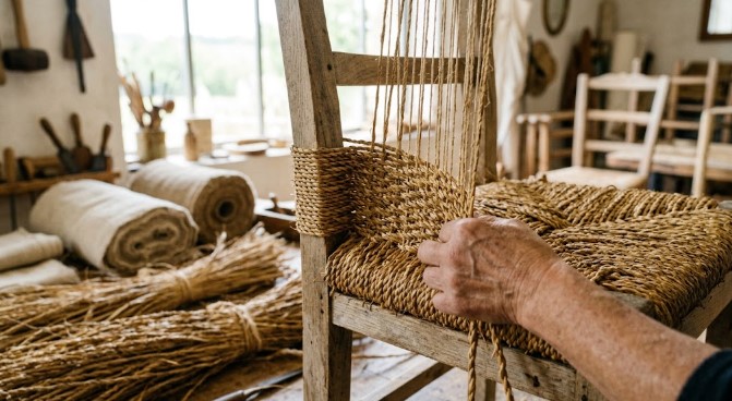 Crin végétal : la fibre de palmier nain pour une garniture écolo