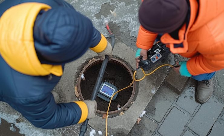 Inspection de drains par caméra : localiser les blocages et l&rsquo;ocre ferreuse