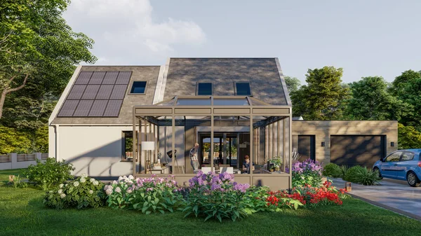 Store de pergola et toiture de véranda : réguler la chaleur sous les verrières